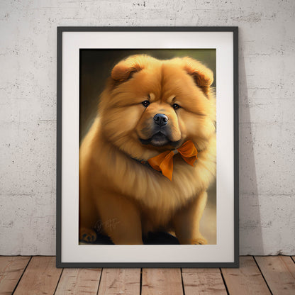 »Chow Chow med rosett«