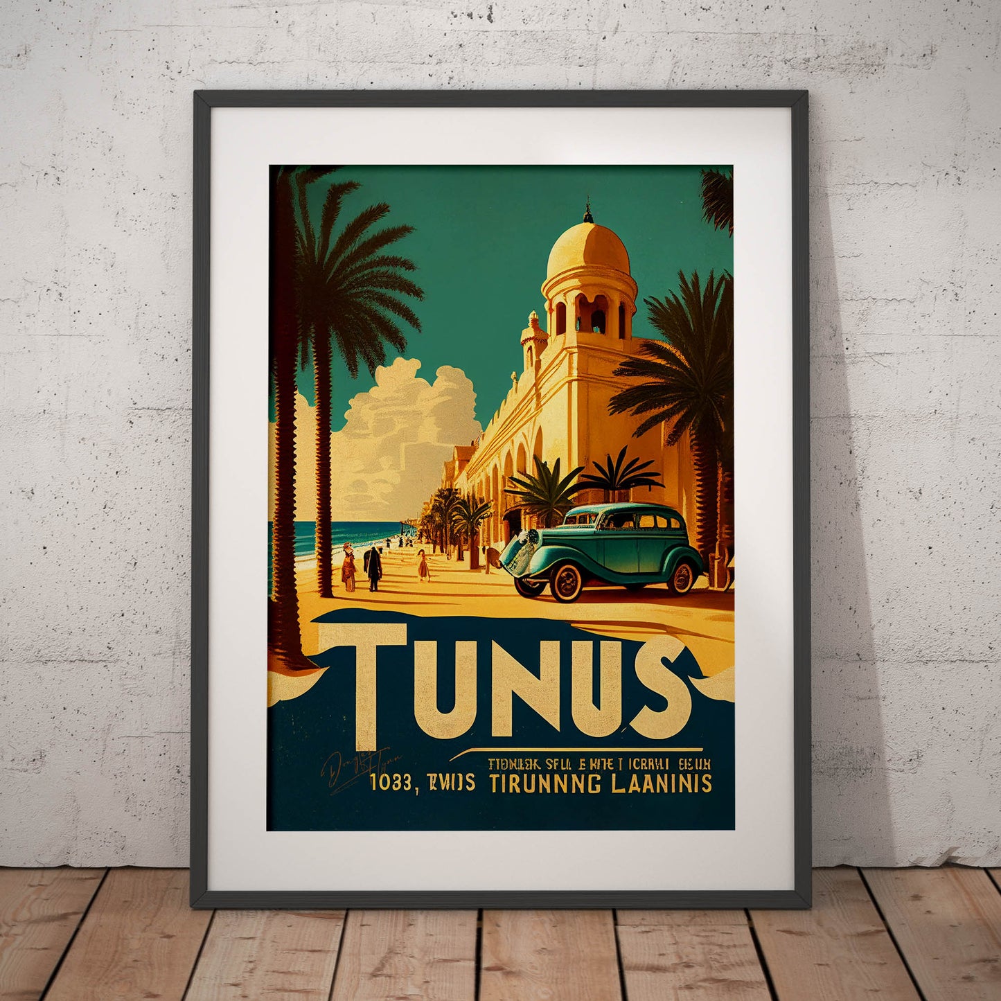 »Budapest, travel poster no 1« retro poster