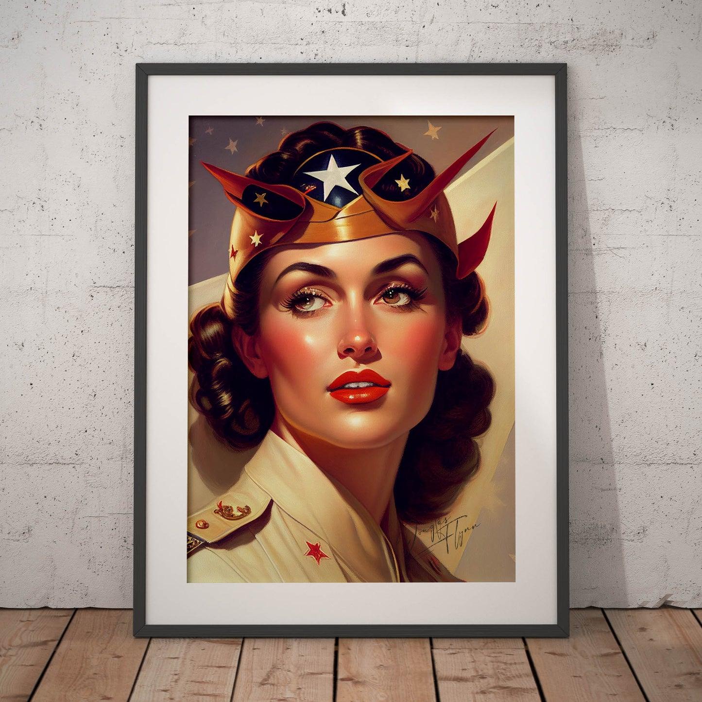 »Captain Freedom« retro poster