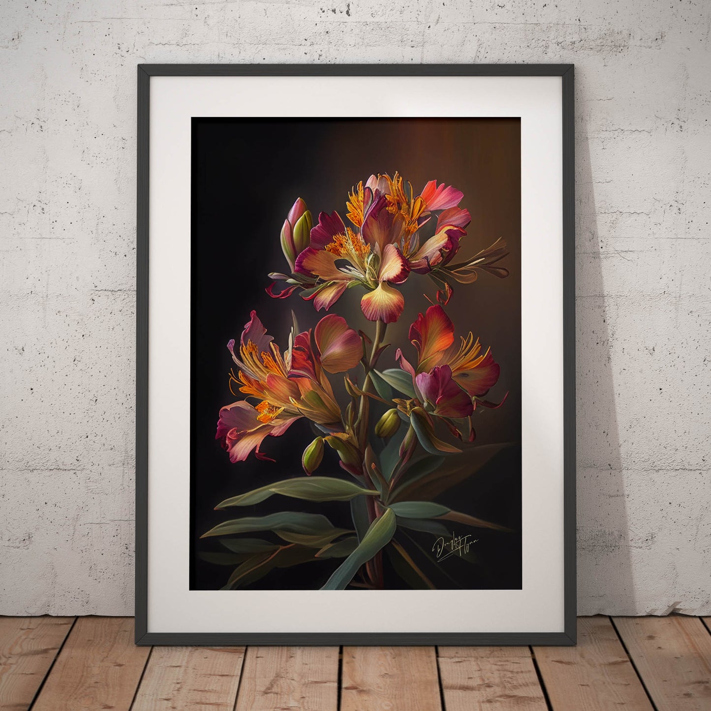 »A Bouquet of Love« retro poster