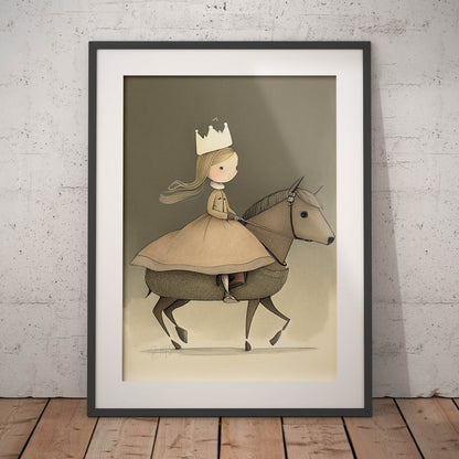 »Cantankerous Champion« retro poster