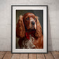 »Cocker Spaniel med rosett«