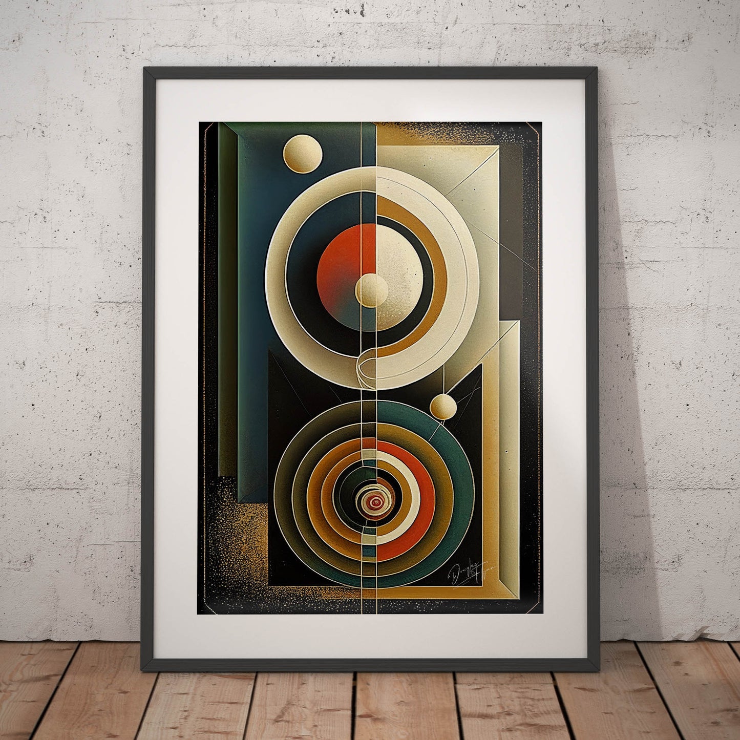 »Chromatic Chaos Theory« retro poster