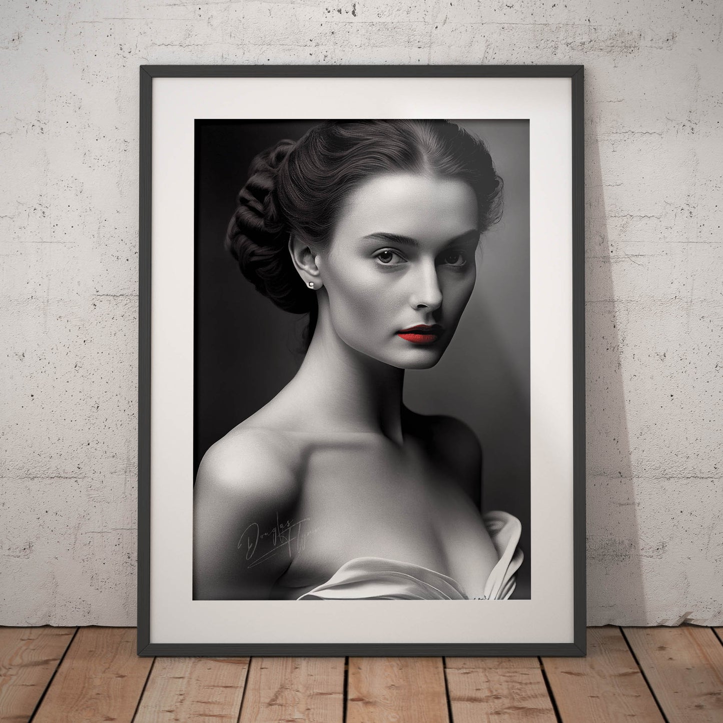 »Beauty in Ballgown« retro poster