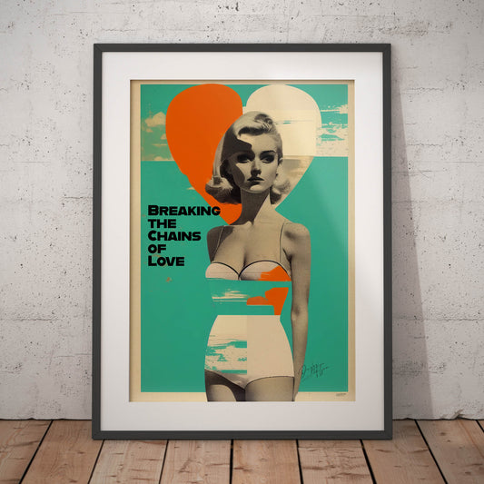 »Breaking the Chains of Love«retro poster