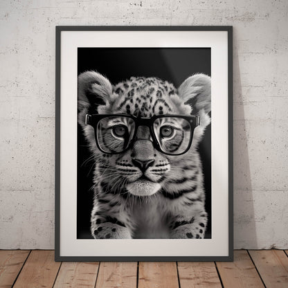 »Brainy Bengal« retro poster