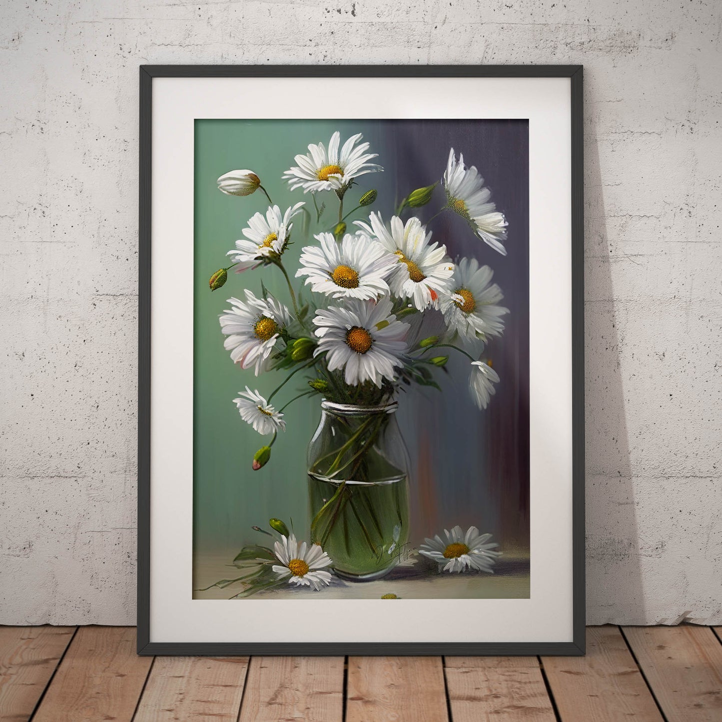 »Elegant Blooms« retro poster