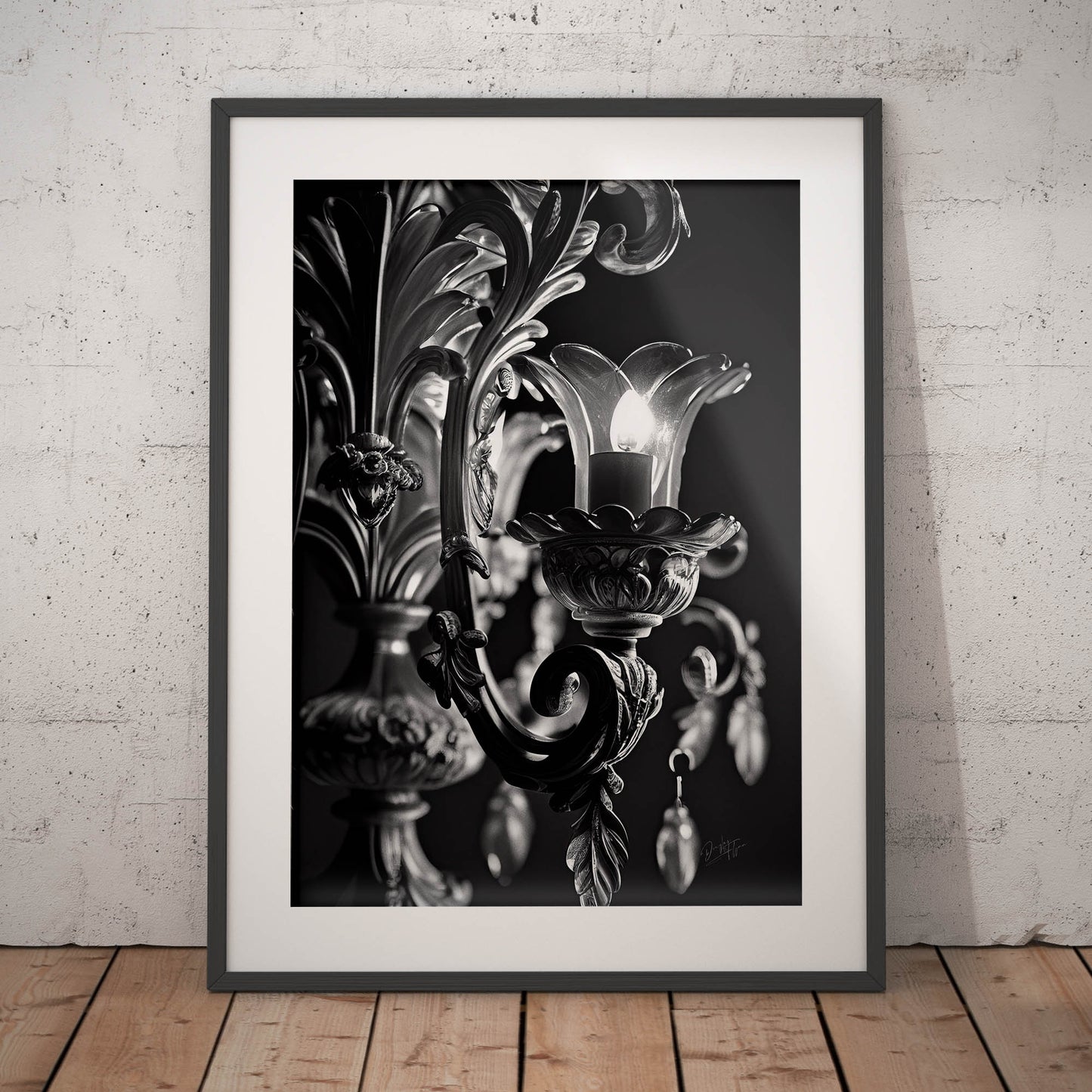 »Chandelier Reflections« poster