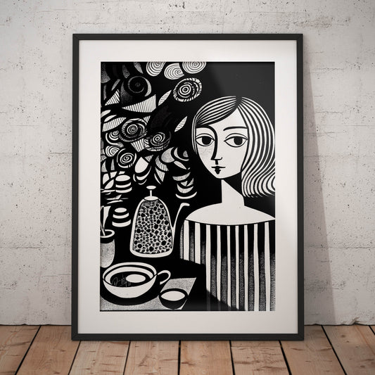 »Angela's Place« retro poster