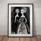 »Angelica And Me« retro poster