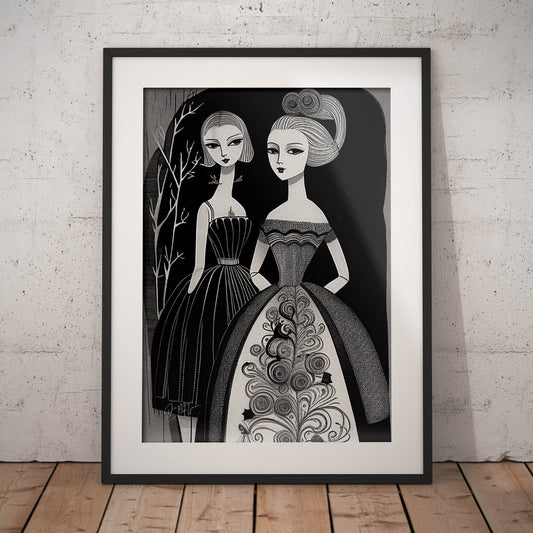 »Angelica And Me« retro poster