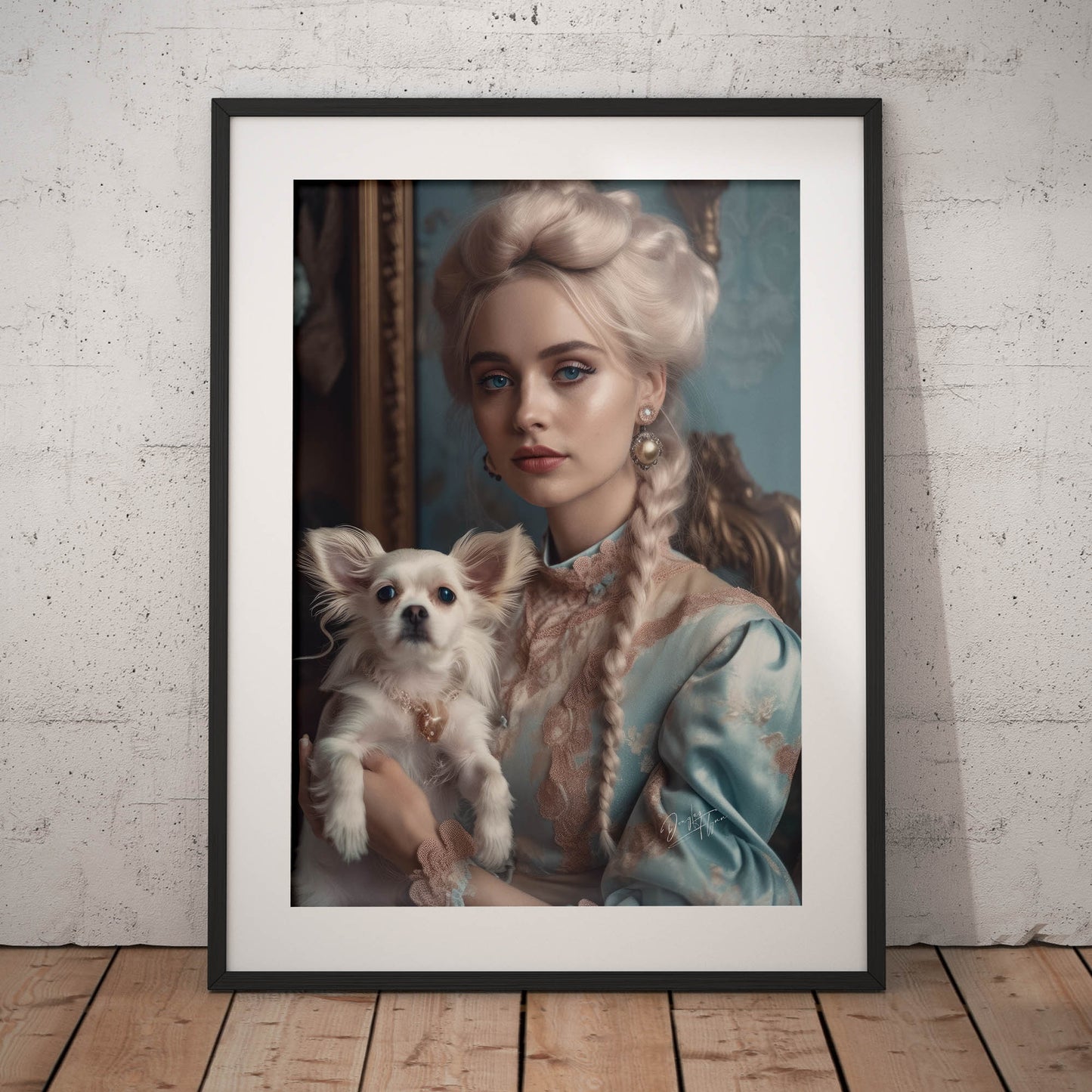 »Elegant Rococo Flair« poster