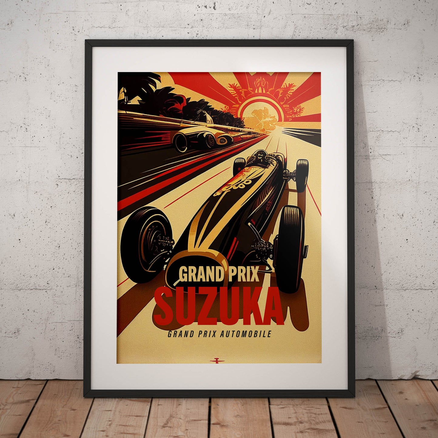 »Glory of Grand Prix Racing« retro poster