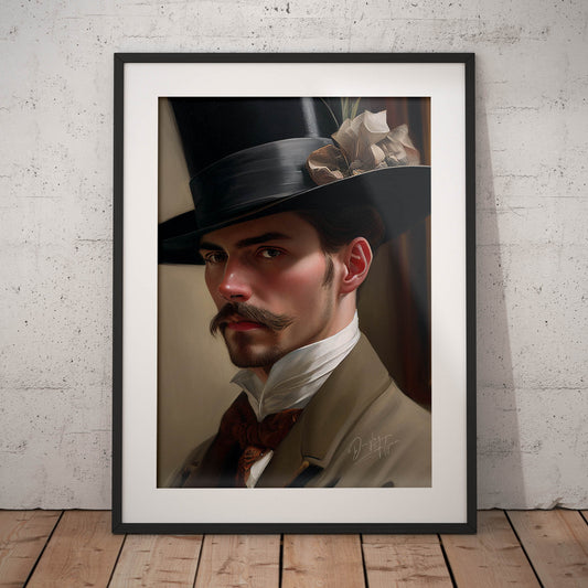 »Hats off to the Gent«retro poster