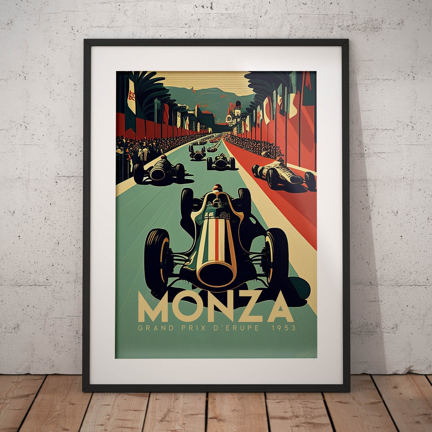 »Heritage Hot Laps« retro poster
