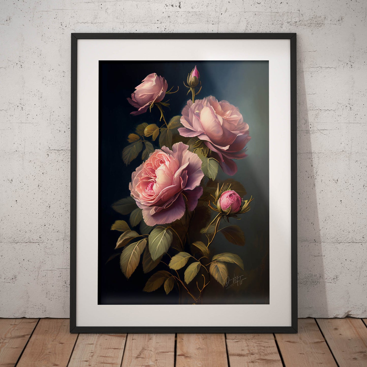 »Gentle Beauty« retro poster