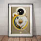 »Linear Life Forms« retro poster