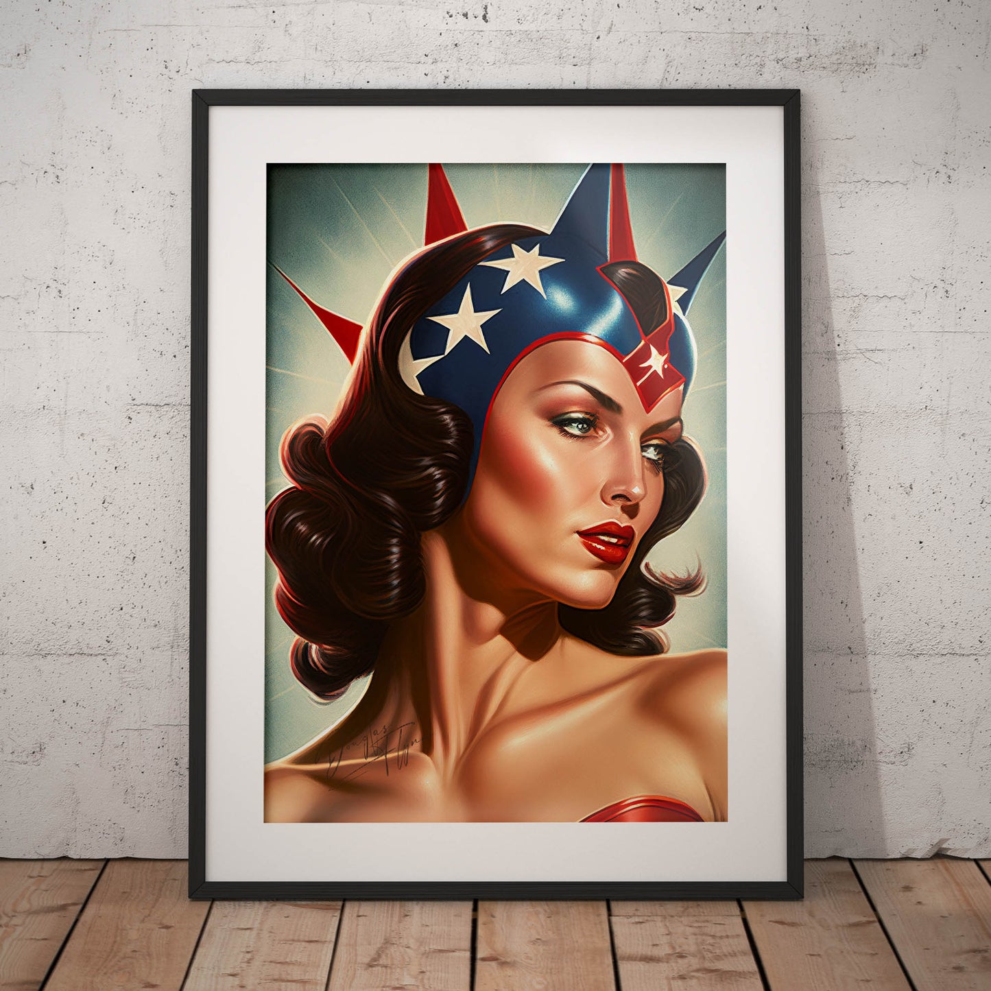 »The Patriot Protector« retro poster