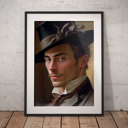 »Hattitude Past«retro poster