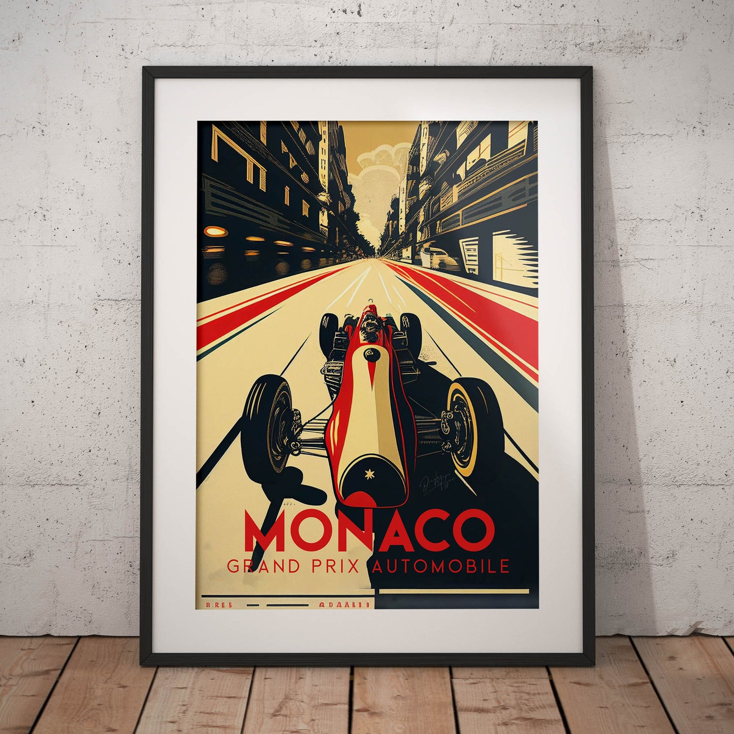 »Kickin' It Old School« retro poster