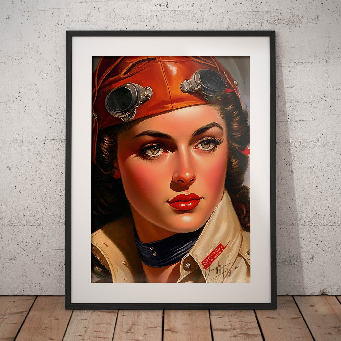 »Lets barrel roll« retro poster