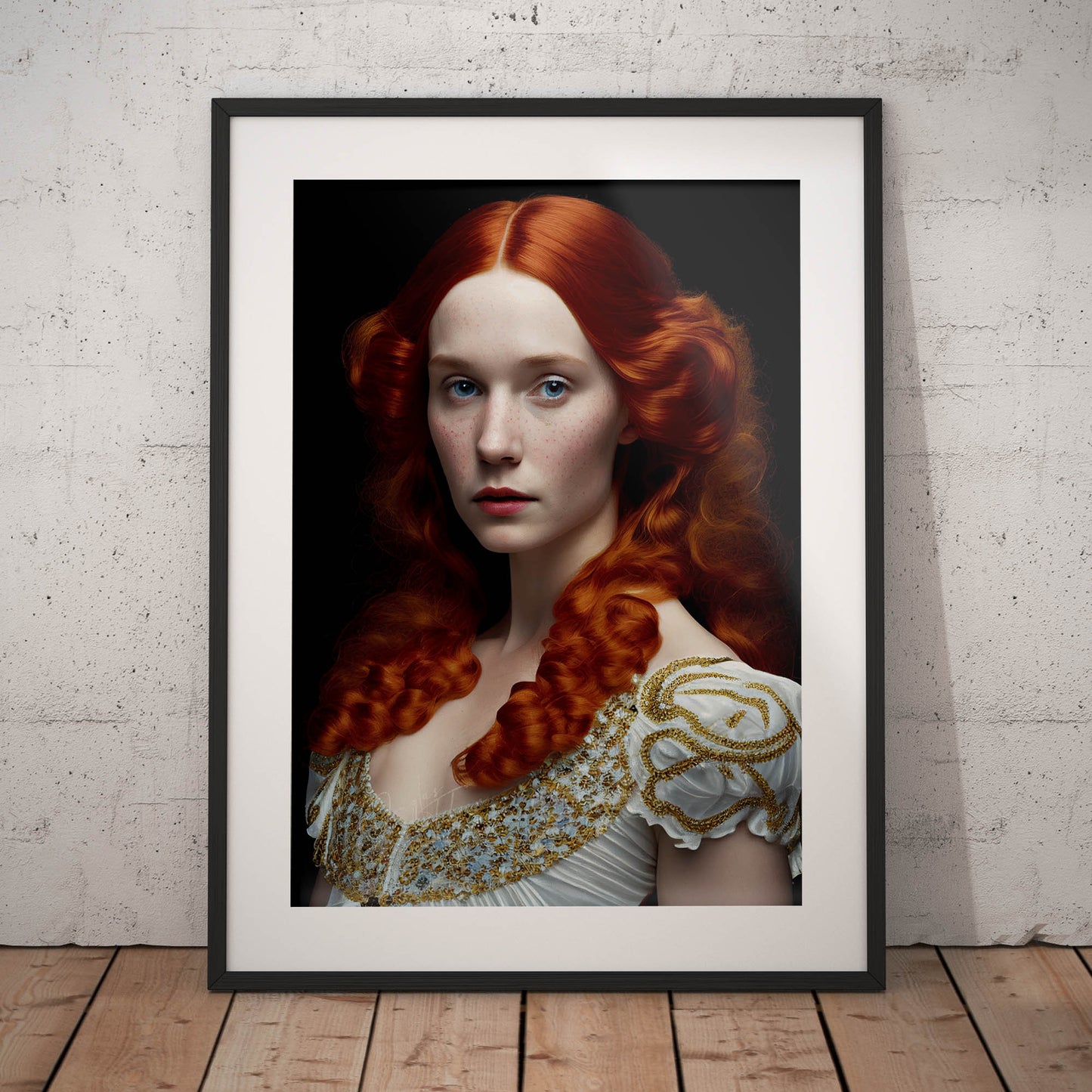 »Grandeur in Gowns« retro poster