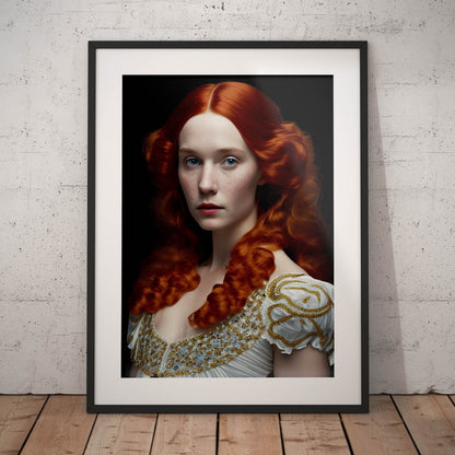 »Grandeur in Gowns« retro poster