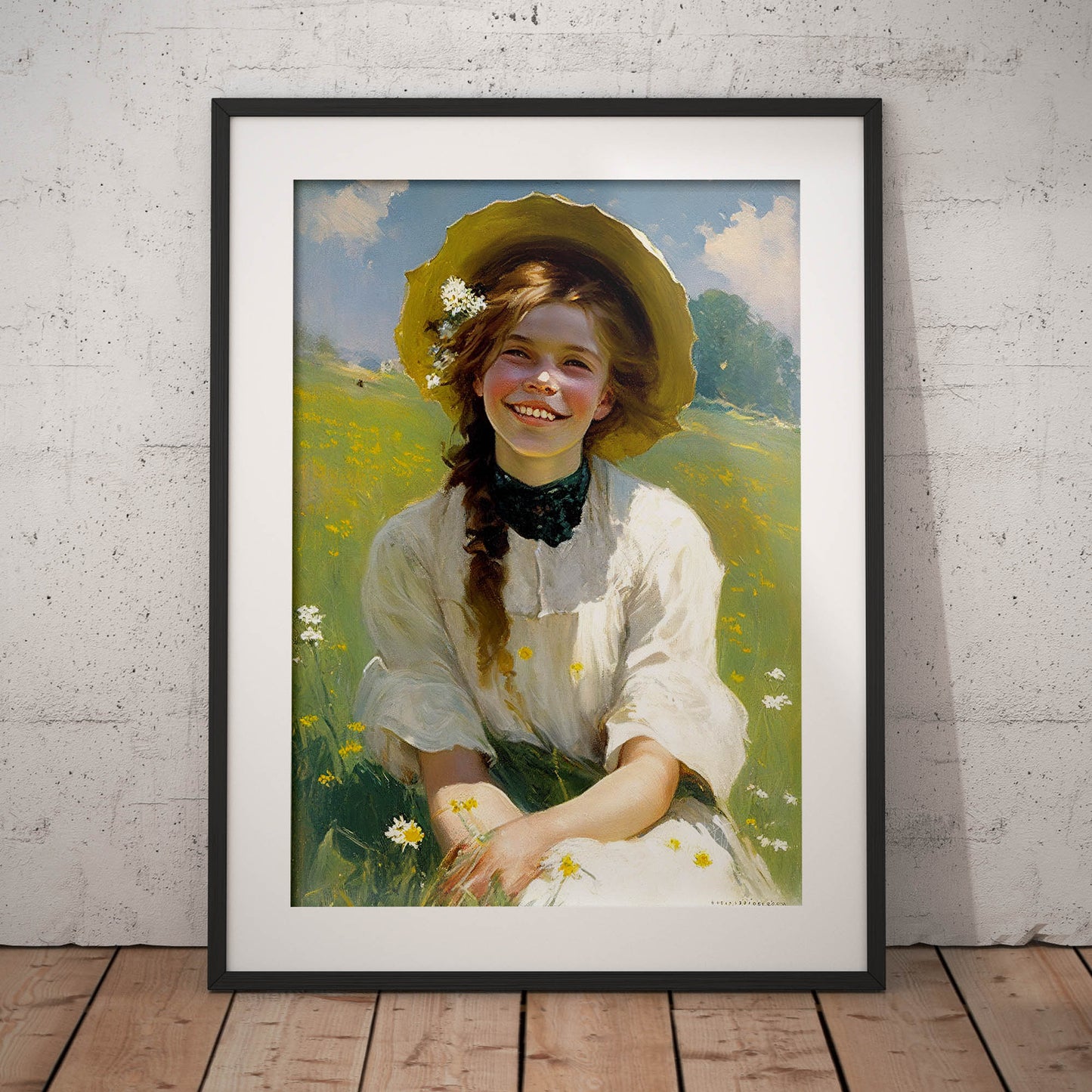 »Lily, Meadow« retro poster
