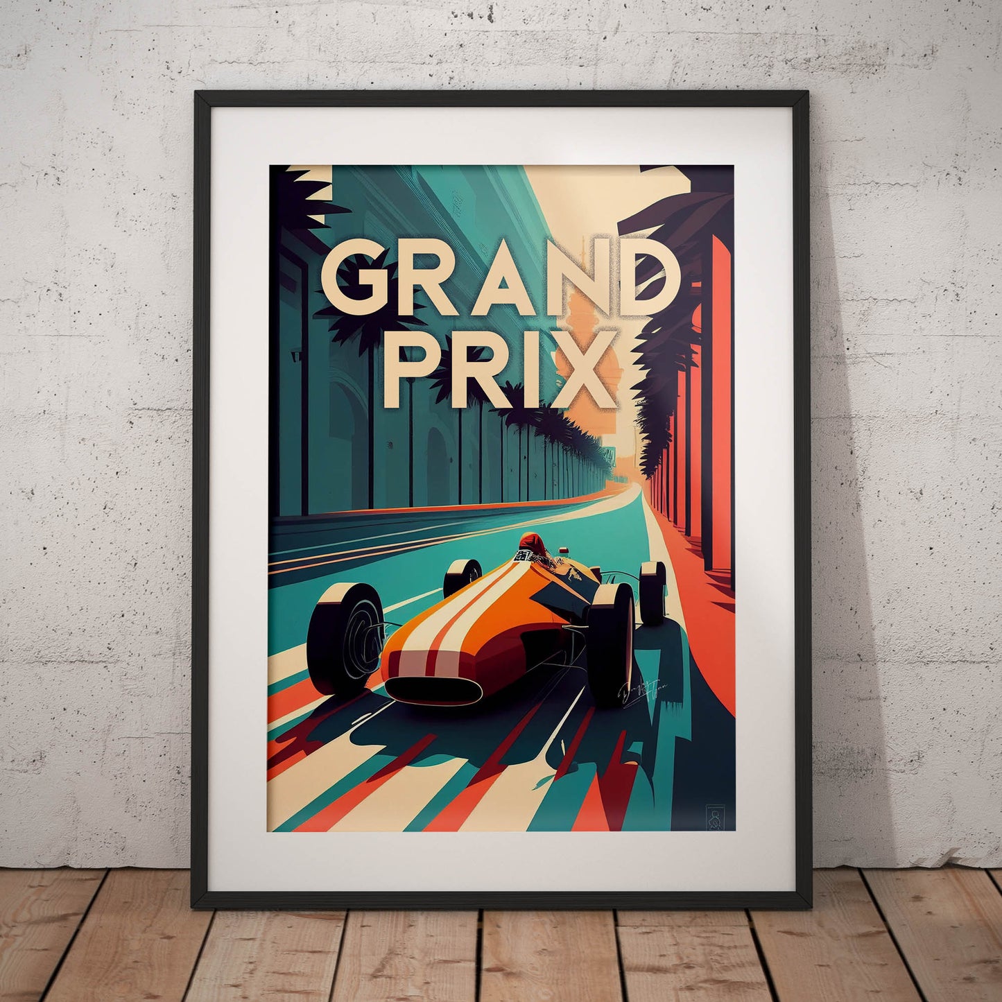 »Legacy Le Mans« retro poster