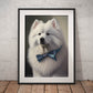 »Samojedhund med rosett«