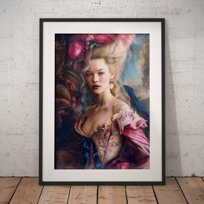 »Mythical Creatures in Rococo Realms« poster