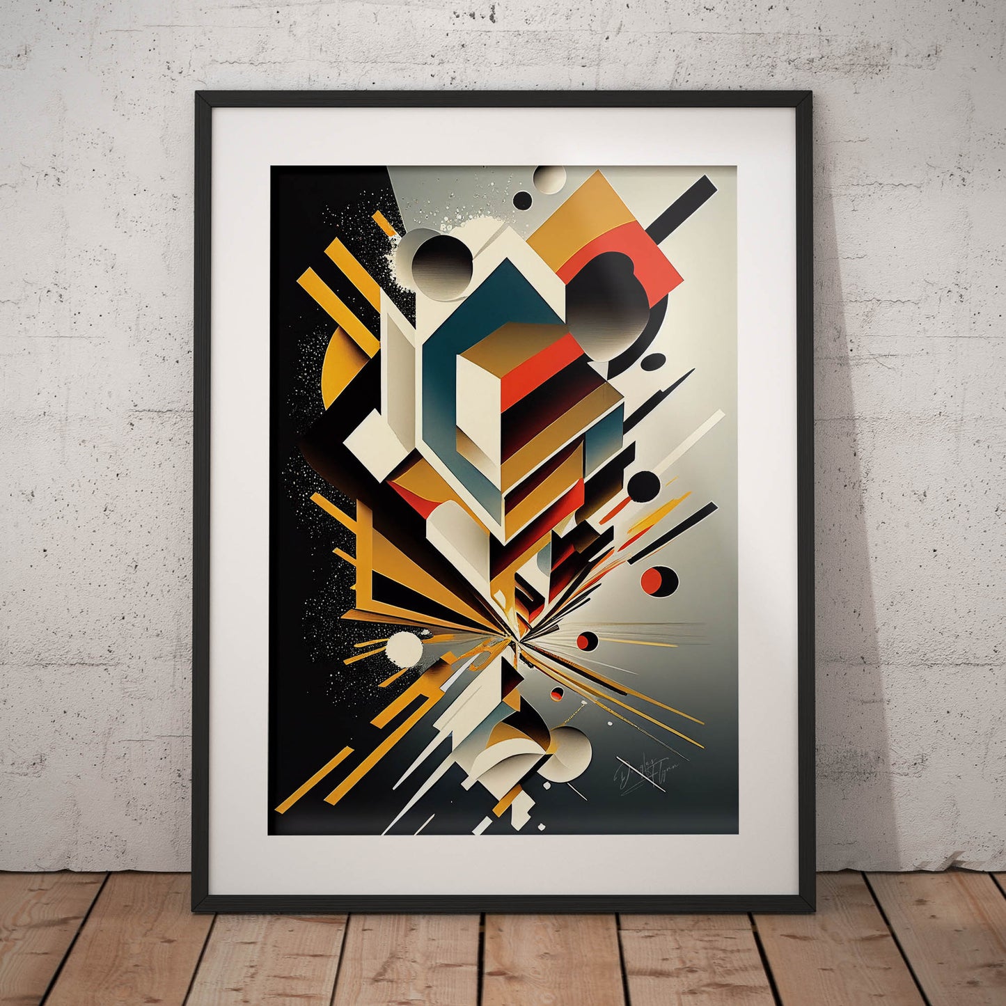»Powerful Linear Dynamics« retro poster