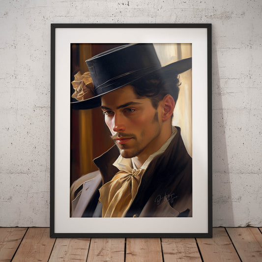 »Old-School Dandy«retro poster