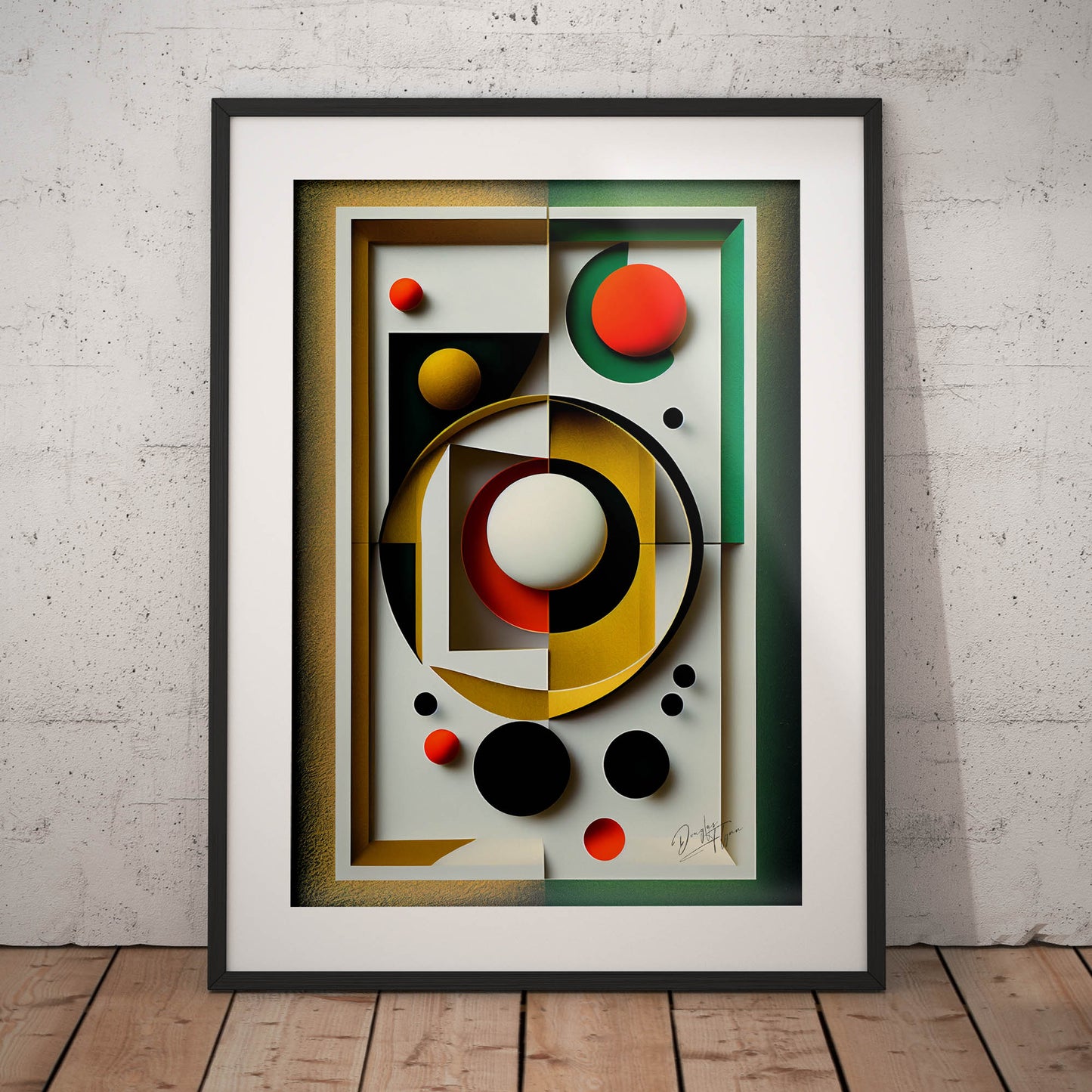 »Radiant Dynamics« retro poster