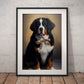 »Berner sennenhund med rosett«