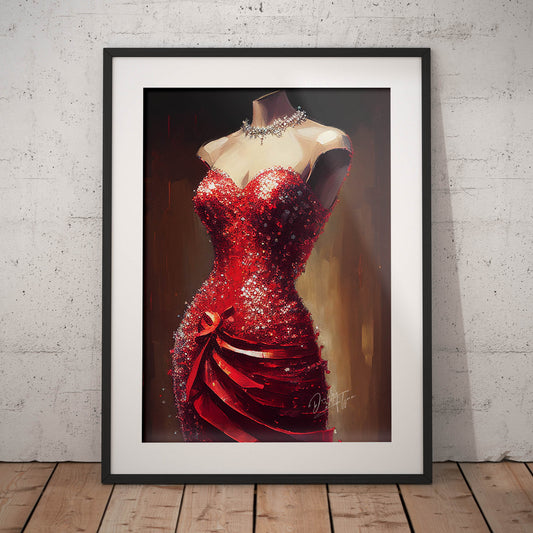 »Radiant Red Carpet Dress«