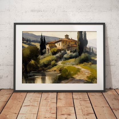 »Sun-Soaked Hills of Tuscany«