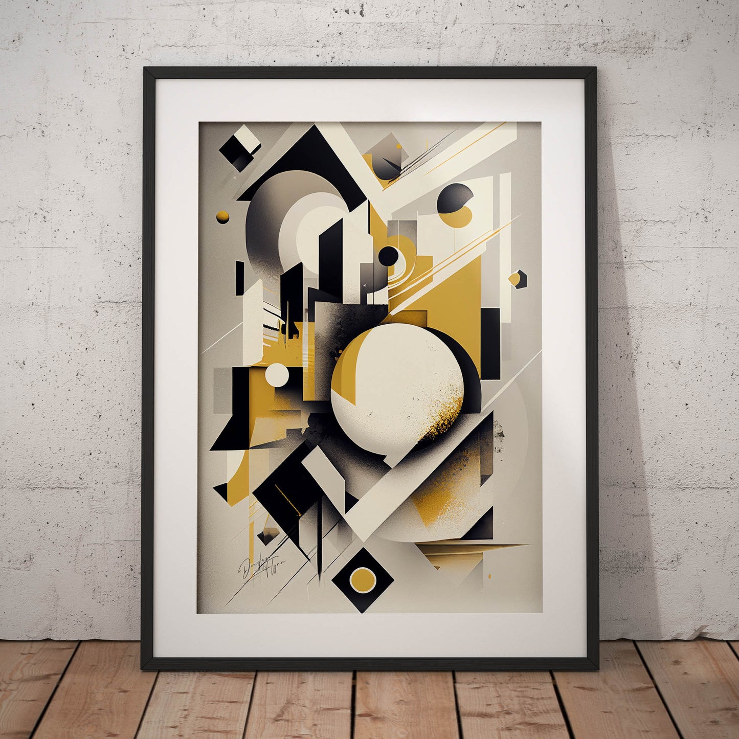 »Rhythmic Realms« retro poster