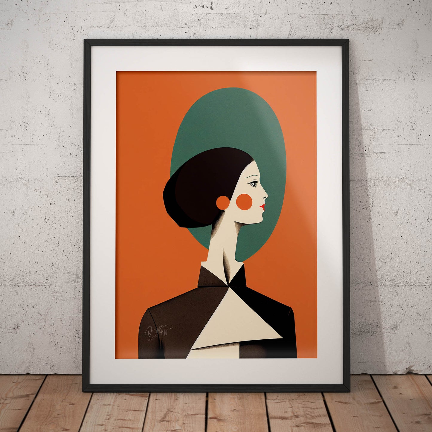 »The Beauty of Togetherness« retro poster