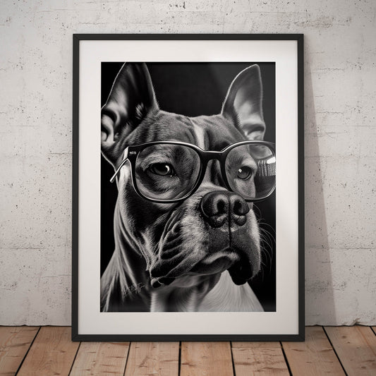 »Stylish Canine« retro poster