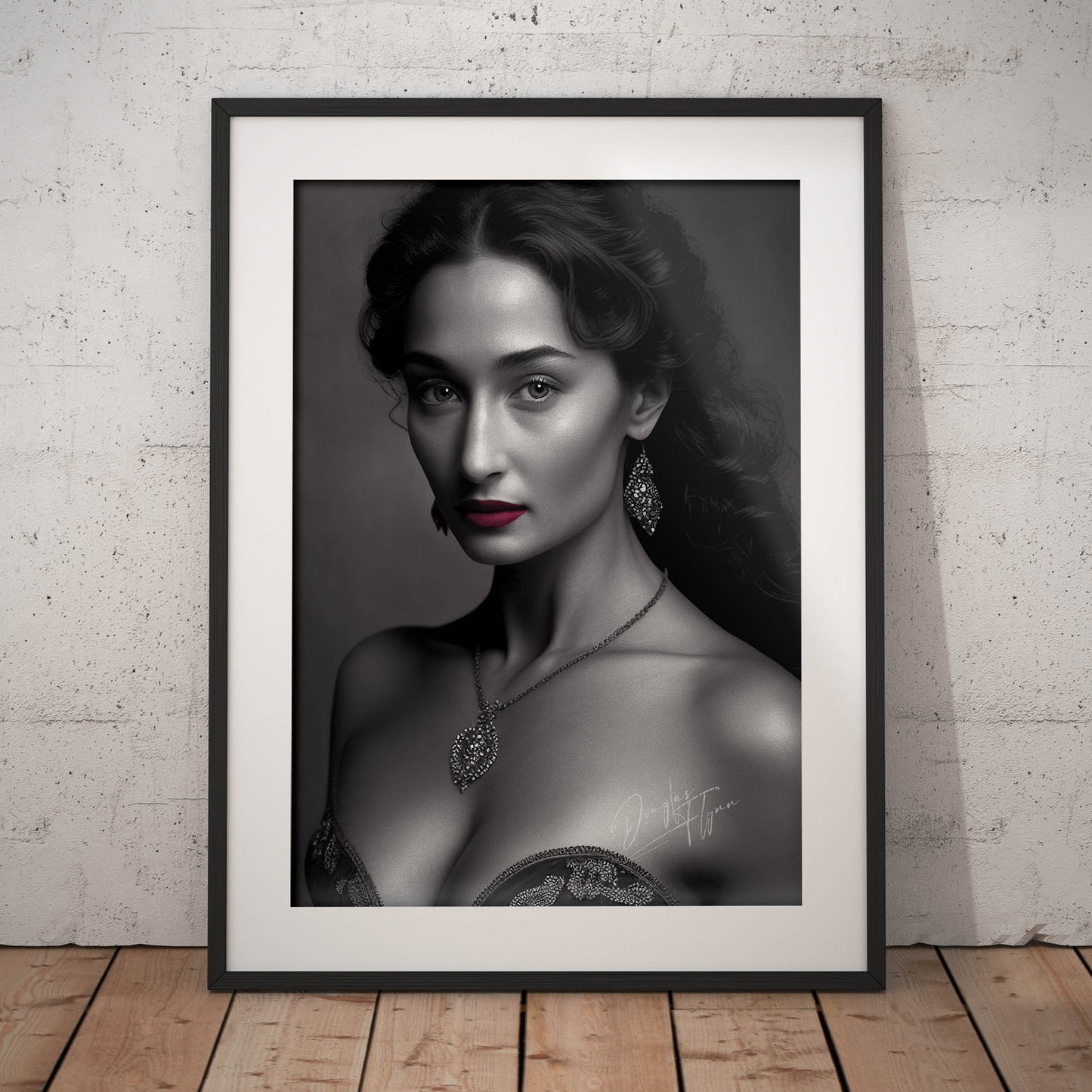 »Sultry Silks« retro poster