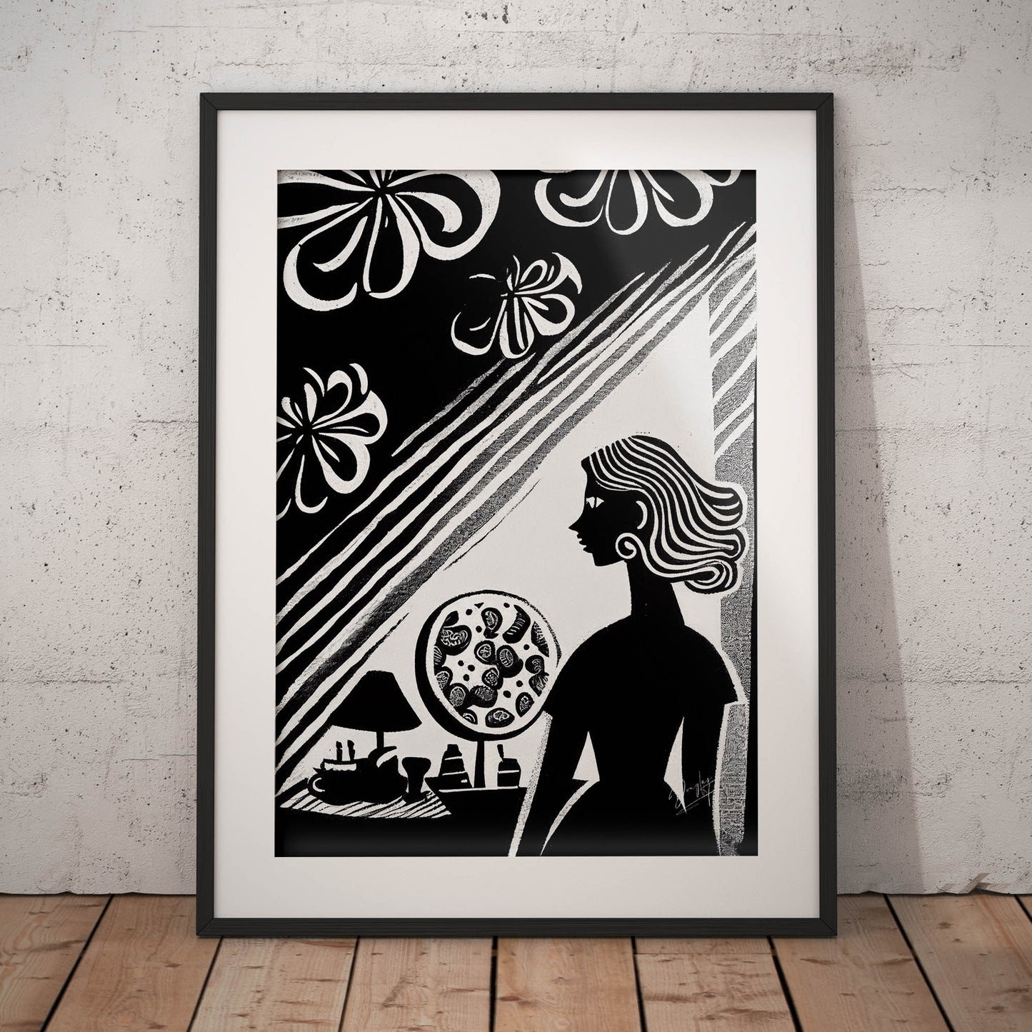 »On The Road« retro poster
