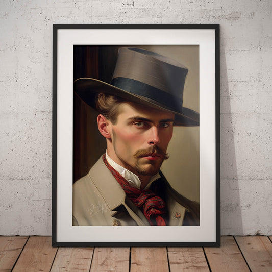 »The Sharp Dresser«retro poster