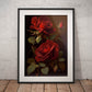 »Soft and Serene Flowers« retro poster