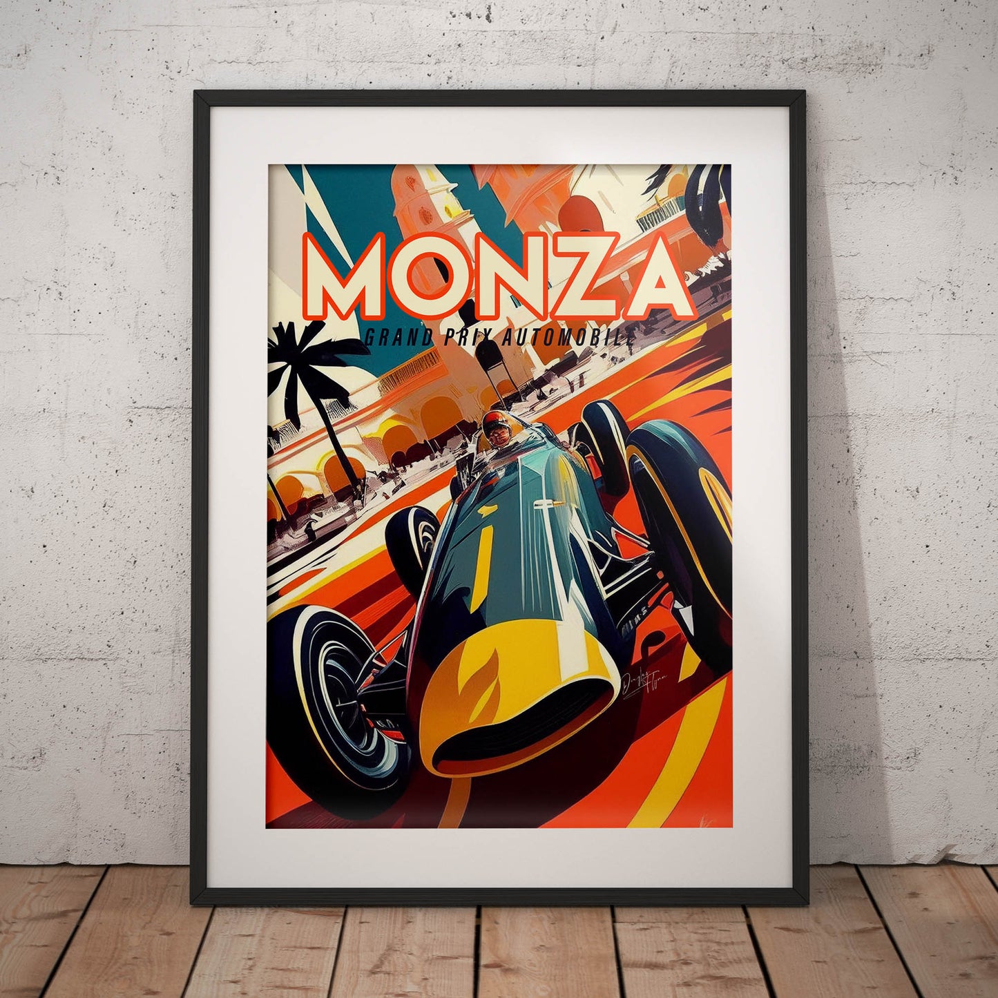 »Speed Secrets of the Past« retro poster