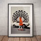 »The Mystical Maze of the Unknown« retro poster