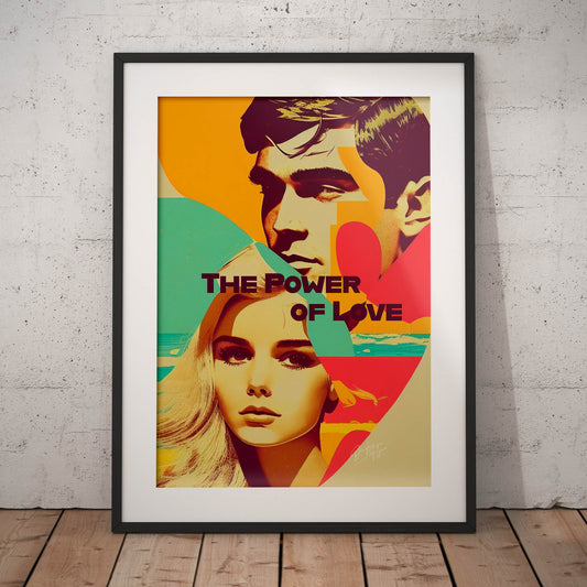 »The Power of Love«retro poster