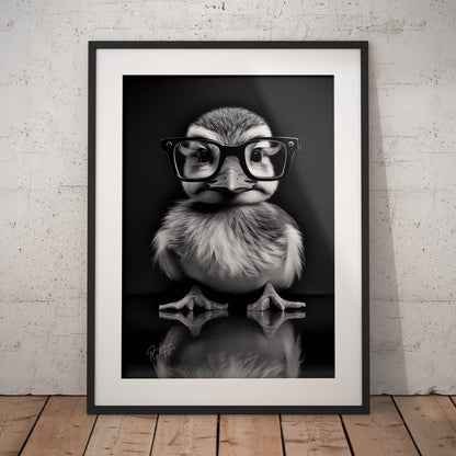 »Wise Quacker« retro poster