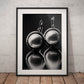»Texture and Pearls« poster