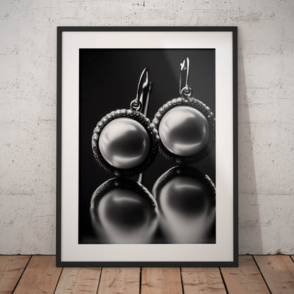 »Texture and Pearls« poster